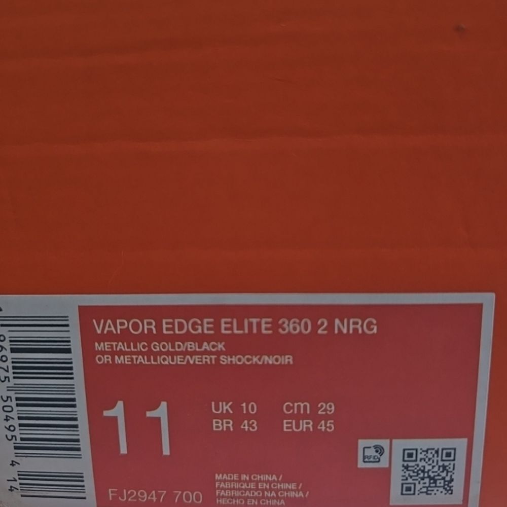Nike Vapor Edge Elite 360 2 Aliens Super Bowl LVIII Cleats FJ2947-700 Size 11 - Picture 9 of 9